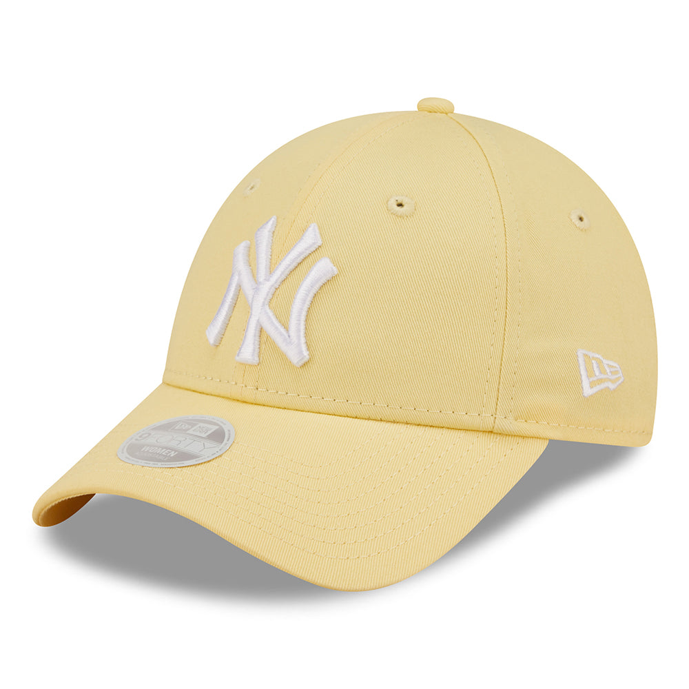 Gorra de mujer New Era 9FORTY MLB NY Yankees amarilla
