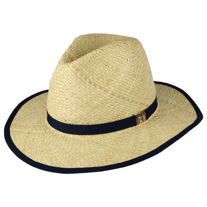 Sombrero Fedora Beach Summer de paja de Tommy Hilfiger - Natural