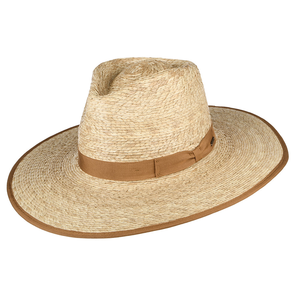 Sombrero Cowboy Jo Rancher de paja de Brixton - Natural-Beige Arena