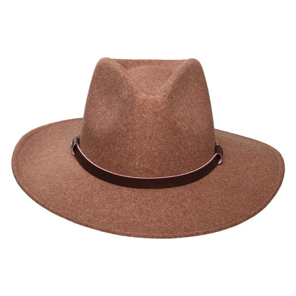 Sombrero Fedora Safari Jolene de Tejido Provato de Scala - Nuez Pecana