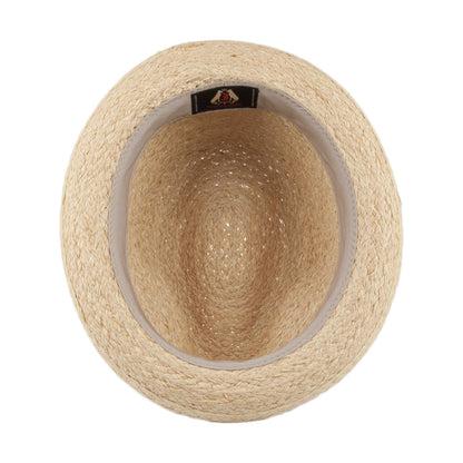 Sombrero Trilby Saybrook de rafia de Jaxon & James - Natural