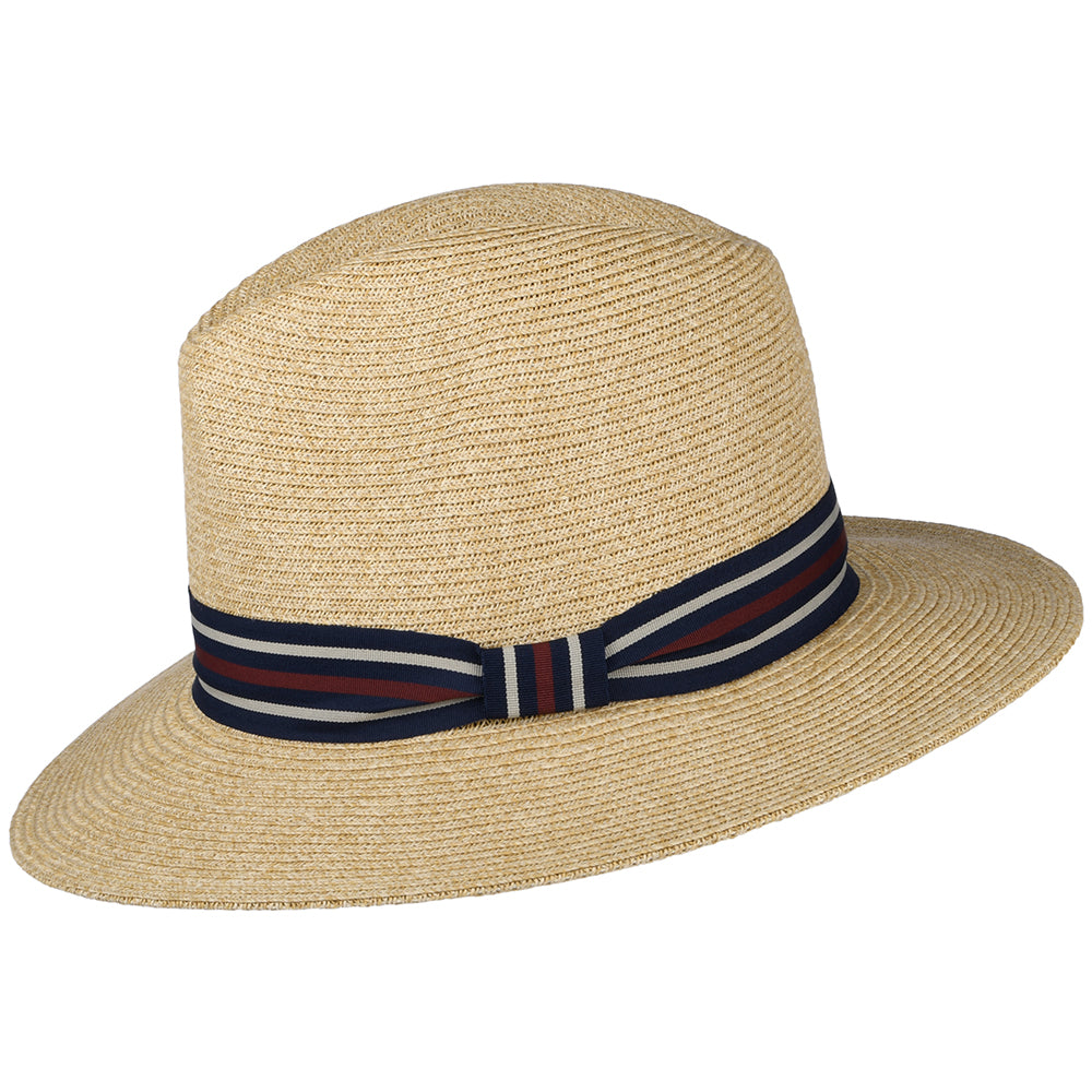 Sombrero Fedora Antigua de paja toyo de Failsworth - Natural