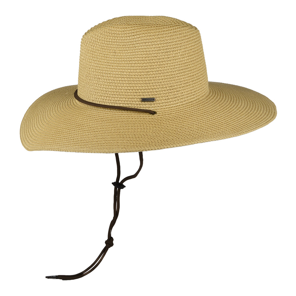 Sombrero Mitch de paja toyo de Brixton - Beige Arena