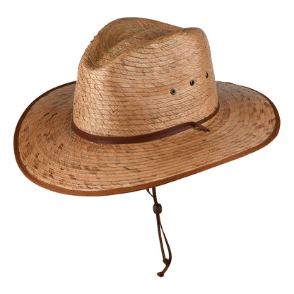 Sombrero Fedora Islander de paja de Sunday Afternoons - Caramelo