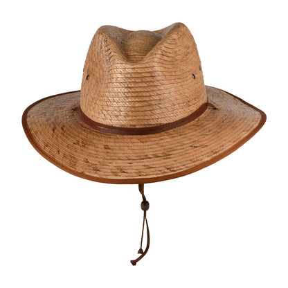 Sombrero Fedora Islander de paja de Sunday Afternoons - Caramelo