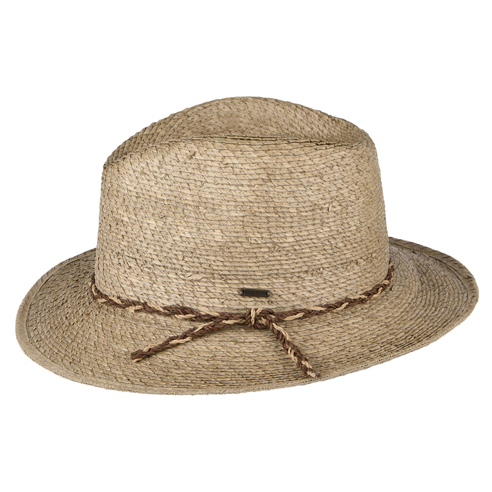 Sombrero Fedora Messer Western de paja de Brixton - Arena