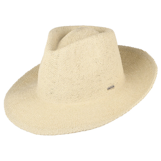 Sombrero Cowboy Dayton Convertabrim de paja toyo de Brixton - Natural