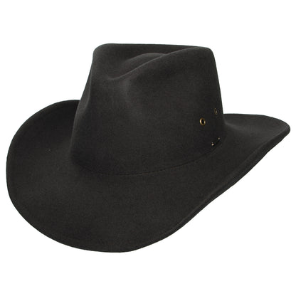 Sombrero Cowboy Scottsdale Weather Guard de fieltro de lana de Brixton - Chocolate