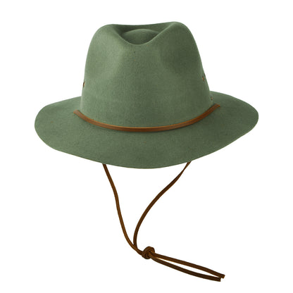 Sombrero Fedora Wesley Weather Guard de Brixton - Musgo Claro