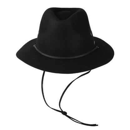 Sombrero Fedora Wesley Weather Guard de Brixton - Negro