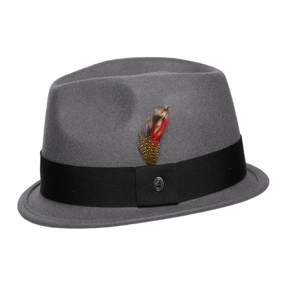 Sombrero Trilby Dekker plegable de Jaxon & James - Gris