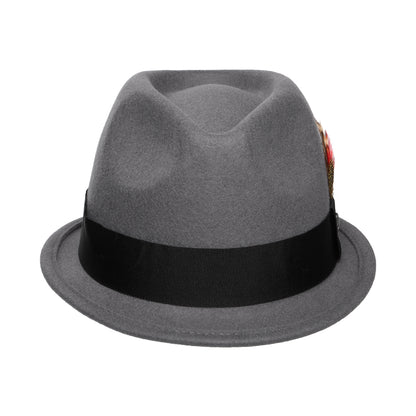 Sombrero Trilby Dekker plegable de Jaxon & James - Gris