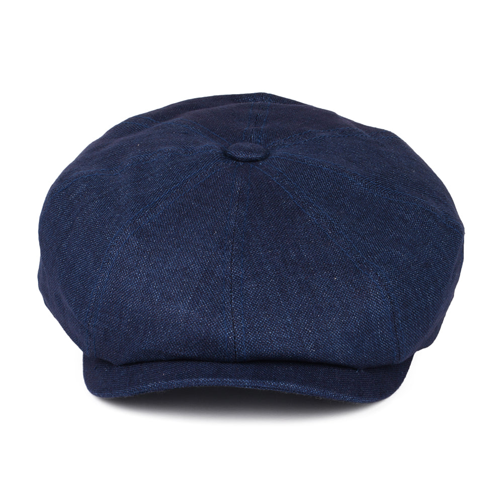 Gorra Newsboy Hatteras de lino Mezcla de tonos de Stetson - Azul Marino