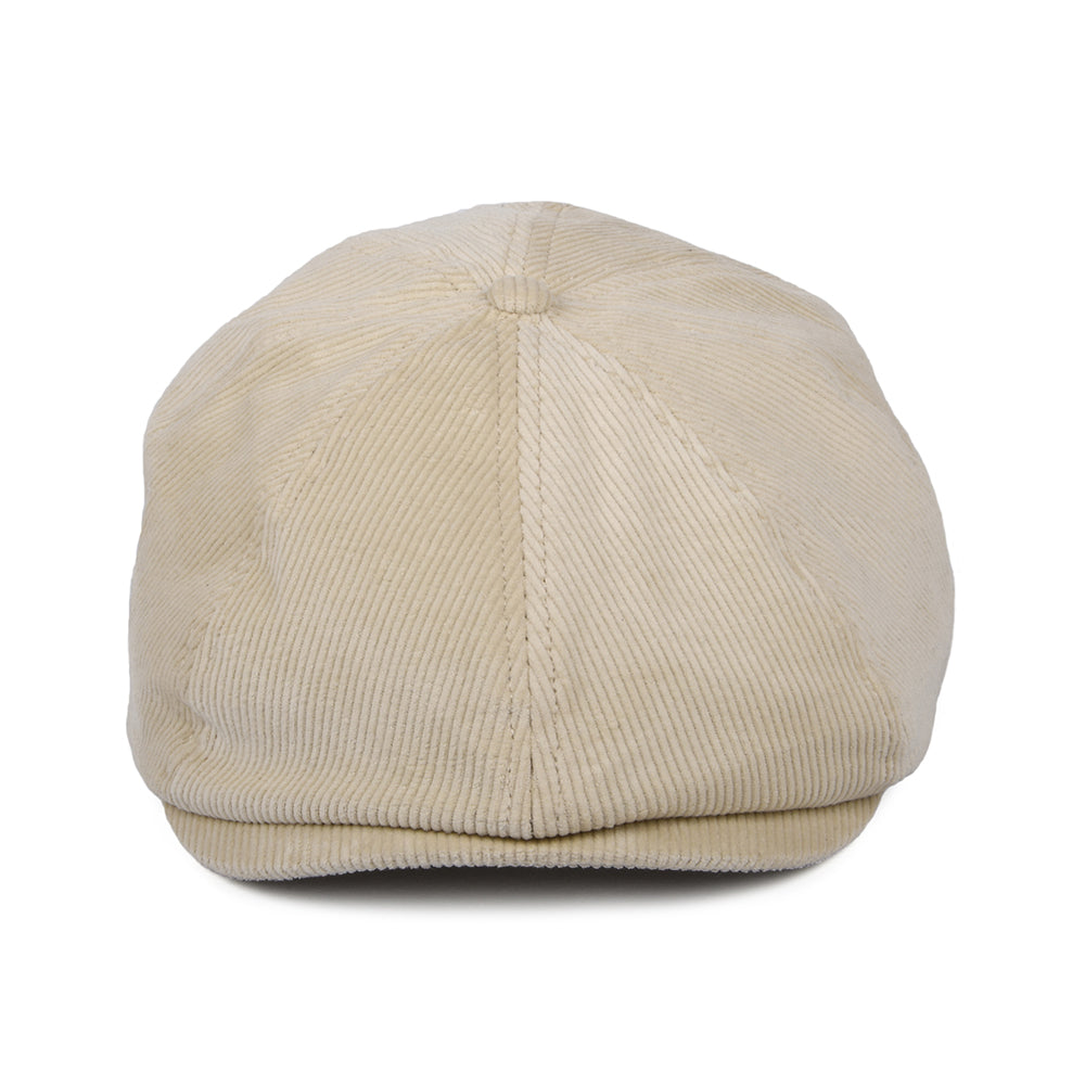 Gorra Newsboy Brood Lightweight X Snap de pana de Brixton - Blanco Roto