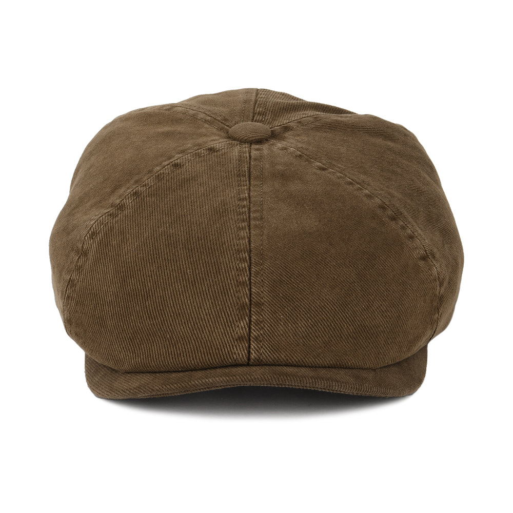 Gorra Newsboy de algodón suave de Stetson - Natural