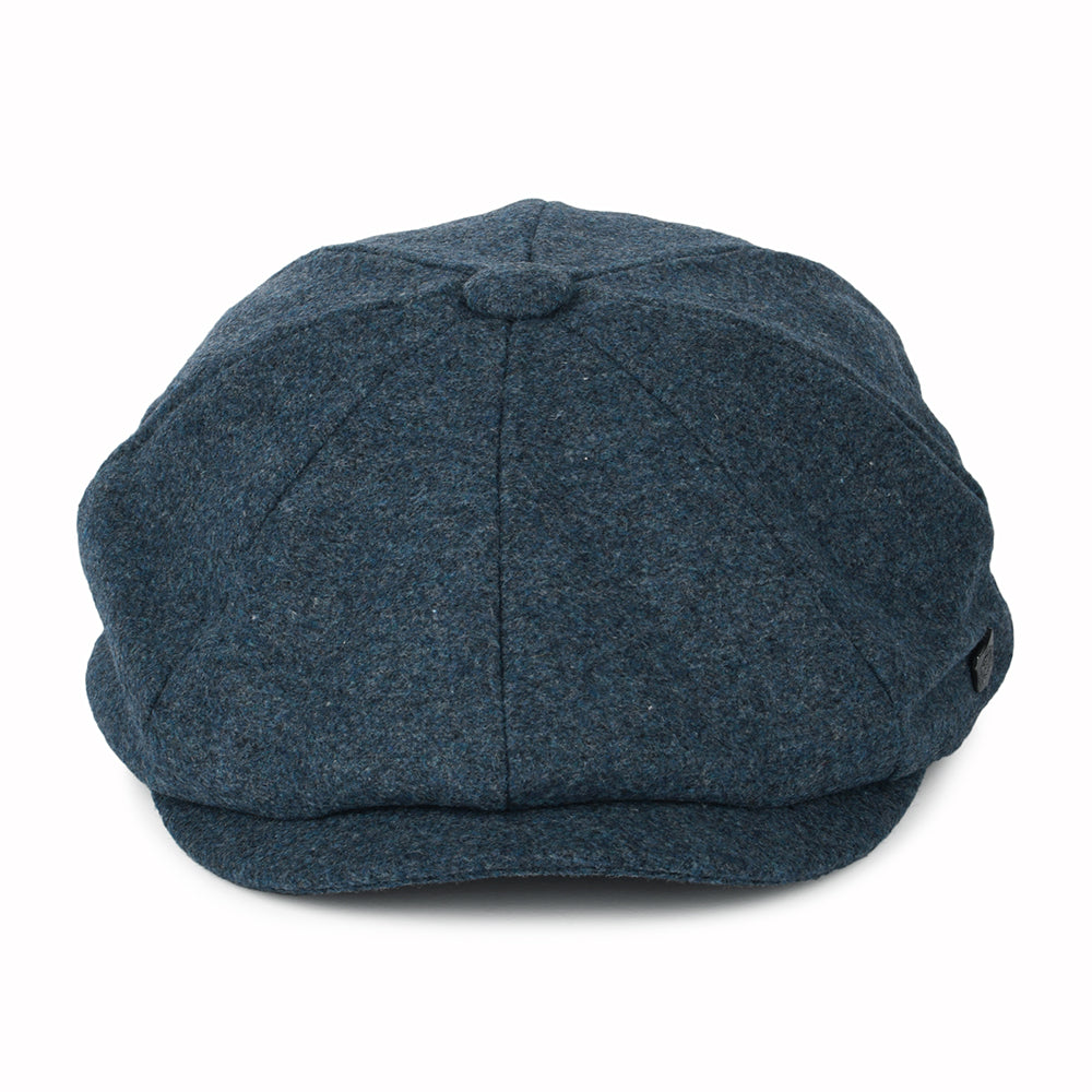 Gorra Newsboy Alfie de Melton de Failsworth - Azul