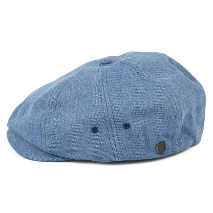 Gorra Newsboy Brood Ligero de Brixton - Vaquero Lavado