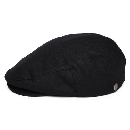 Gorra plana Hooligan de Brixton - Negro