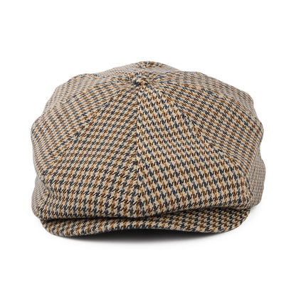 Gorra Newsboy Brood pata de gallo de Brixton - Arena-Azul Claro