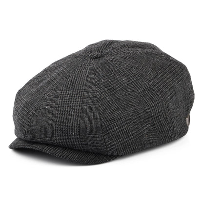 Gorra Newsboy Brood Príncipe de Gales de Brixton - Antracita