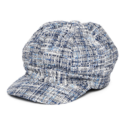 Gorra Baker Boy Tweed de Whiteley - Azul