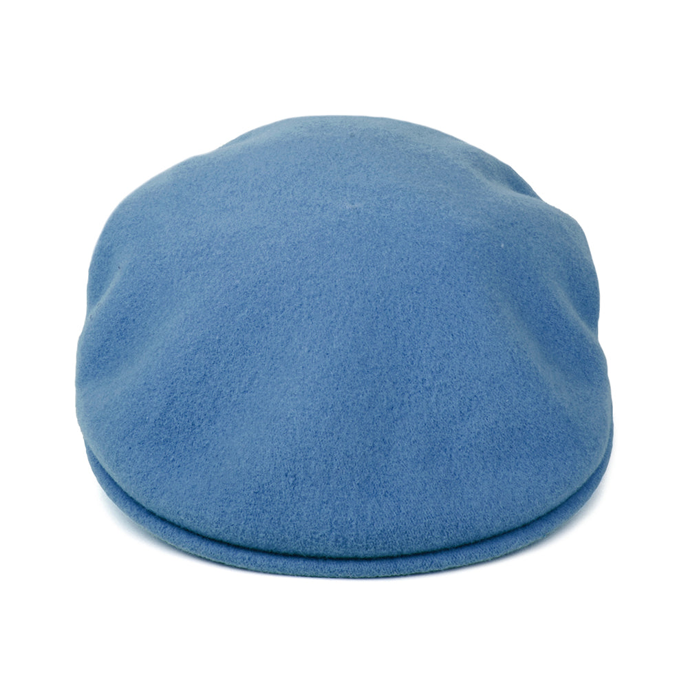 Gorra plana 504 de lana de Kangol - Azul Vaquero