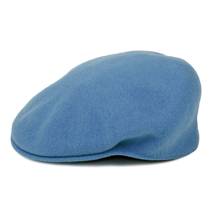 Gorra plana 504 de lana de Kangol - Azul Vaquero