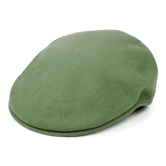 Gorra plana 504 de lana de Kangol - Verde Oliva