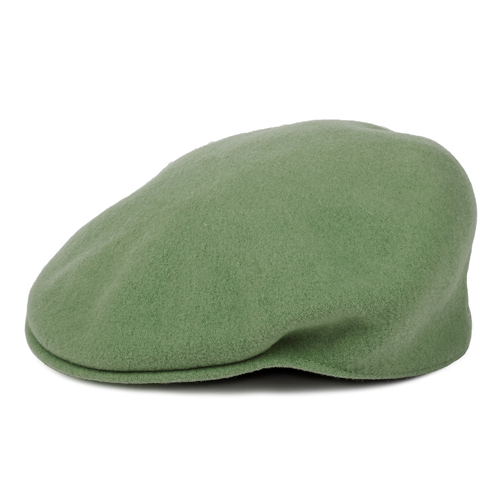 Gorra plana 504 de lana de Kangol - Verde Oliva