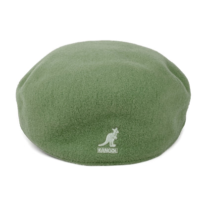 Gorra plana 504 de lana de Kangol - Verde Oliva