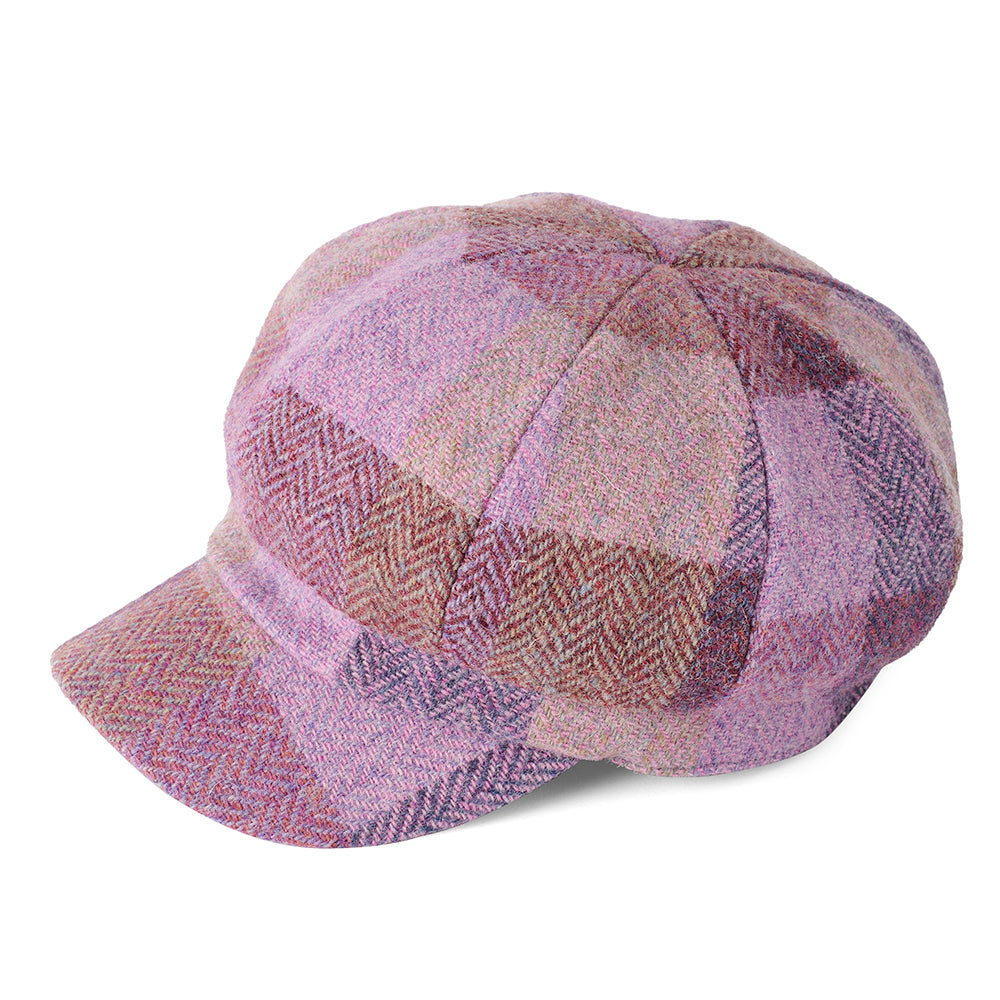 Gorra Baker Boy mujeres Gabby de Tweed Harris de Failsworth - Lavanda