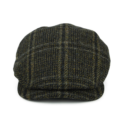 Gorra plana Finsbay con visera elongada de Harris Tweed de Failsworth - Bosque