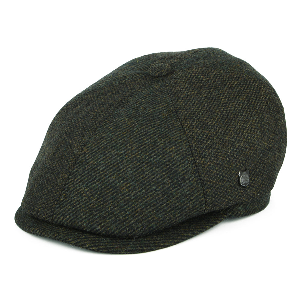 Gorra Newsboy Hudson Mix de mezcla de lana de Failsworth - Loden