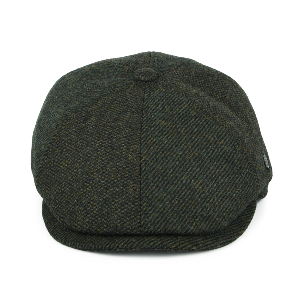 Gorra Newsboy Hudson Mix de mezcla de lana de Failsworth - Loden