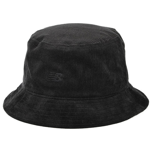 Sombrero de pescador efecto lavado de pana de New Balance - Negro