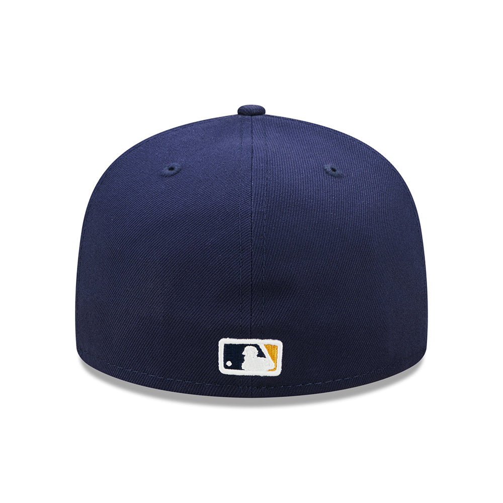 Gorra de béisbol 59FIFTY MLB On Field AC Perf Milwaukee Brewers de New Era - Azul Marino