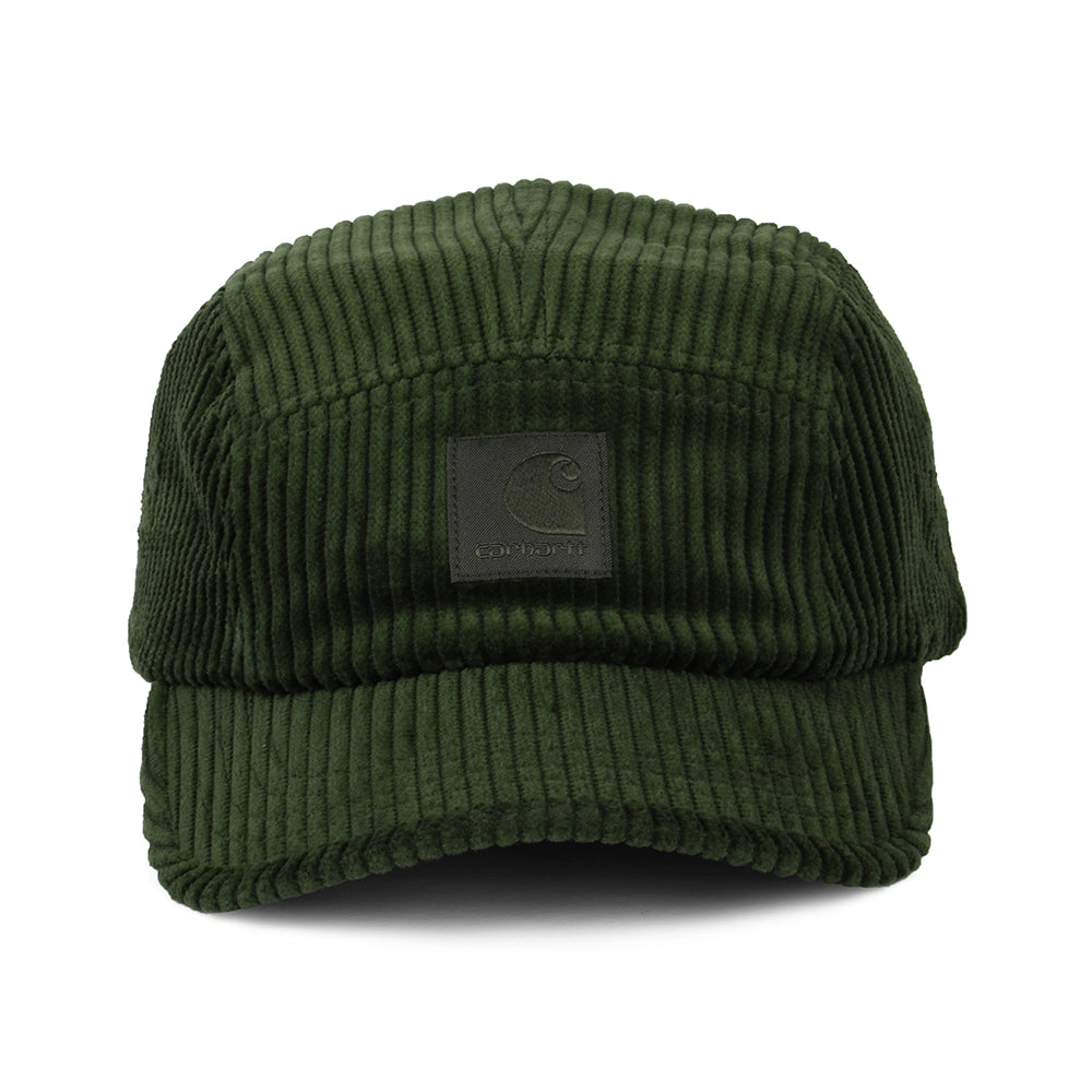 Gorra 5 paneles Erie Jumbo Cord de Carhartt WIP - Verde Oliva