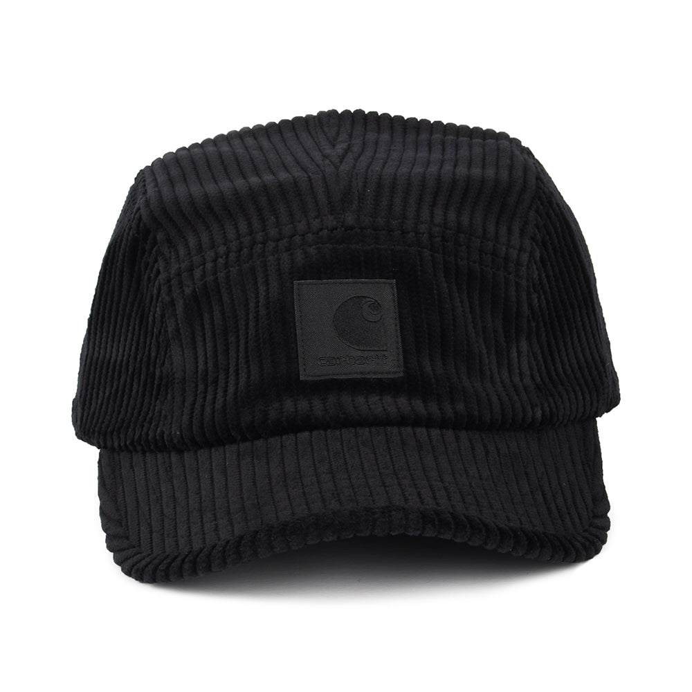 Gorra 5 paneles Erie Jumbo Cord de Carhartt WIP - Negro