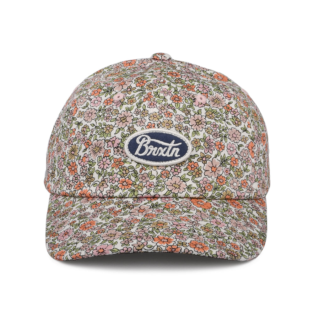 Gorra de béisbol Parsons LP Floral de Brixton - Blanco-Multi