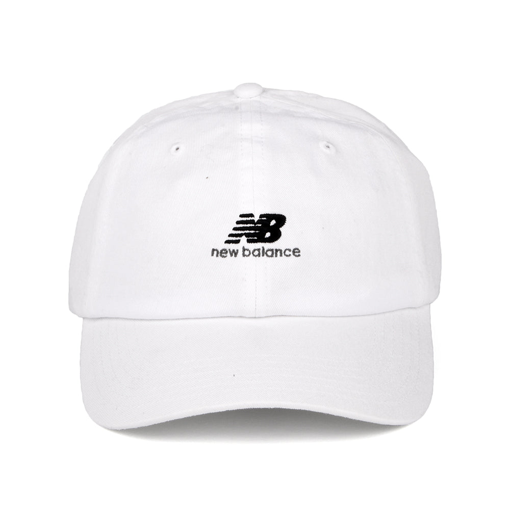 Gorra de béisbol NB Seasonal Classic de algodón lavado de New Balance - Blanco