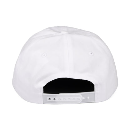 Gorra Snapback visera curvada de New Balance - Blanco-Azul