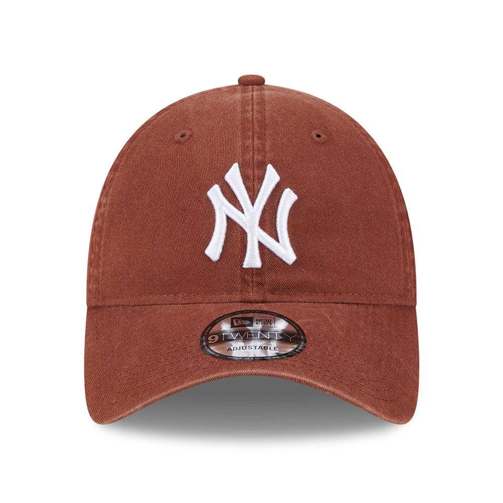 Gorra de béisbol 9TWENTY MLB League Casual de los New York Yankees de New Era - Corteza-Blanco