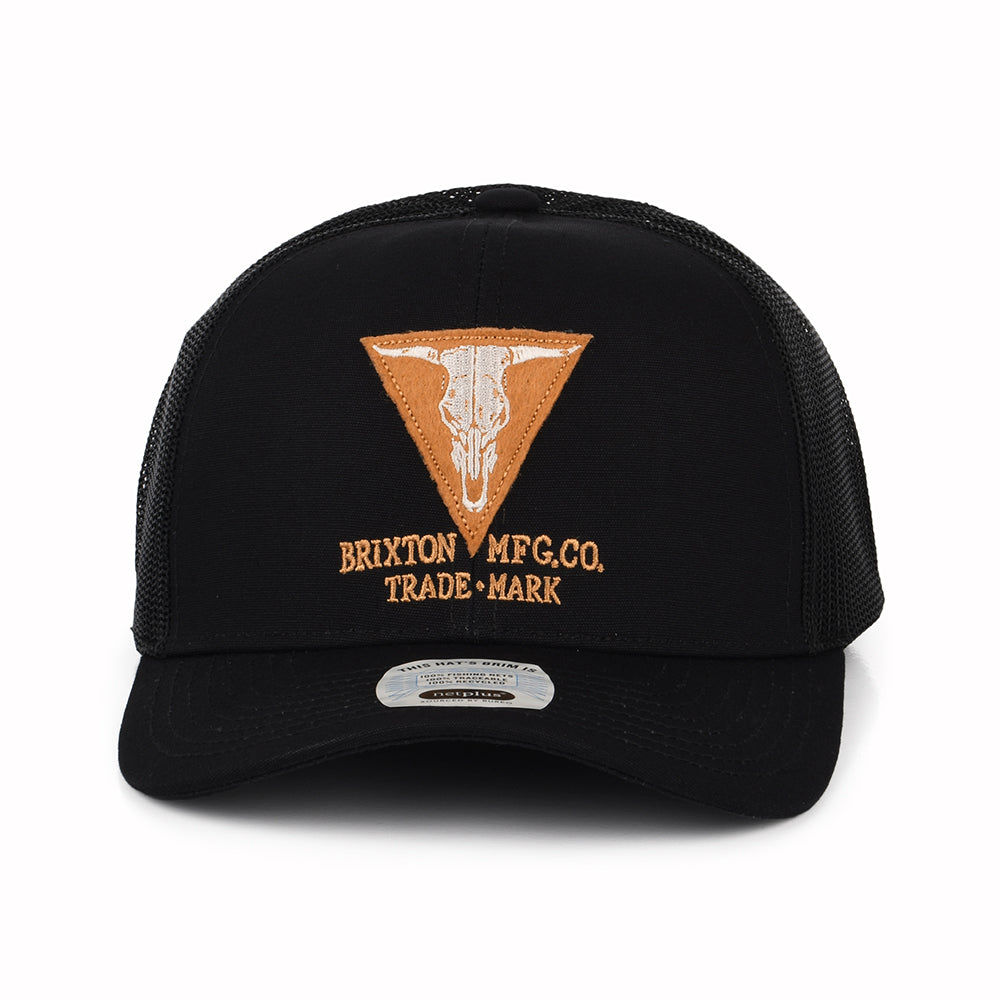 Gorra Trucker Gunston NetPlus MP de Brixton - Negro