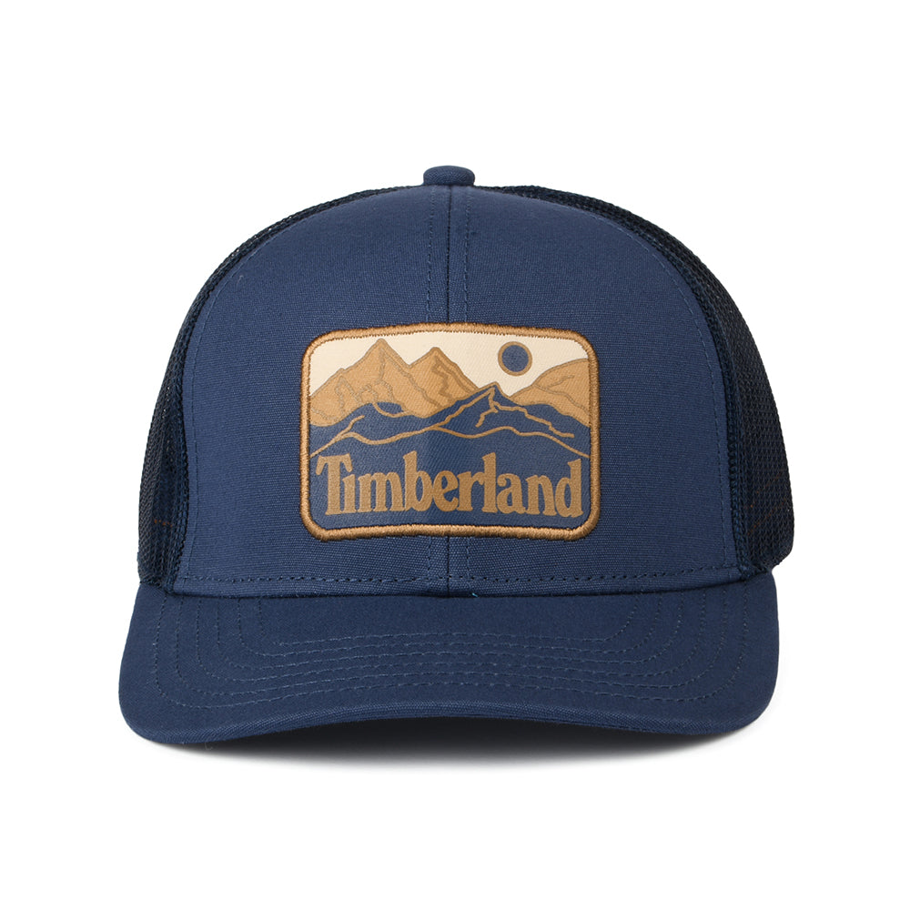 Gorra Trucker Mountain Line Patch de Timberland - Azul Oscuro