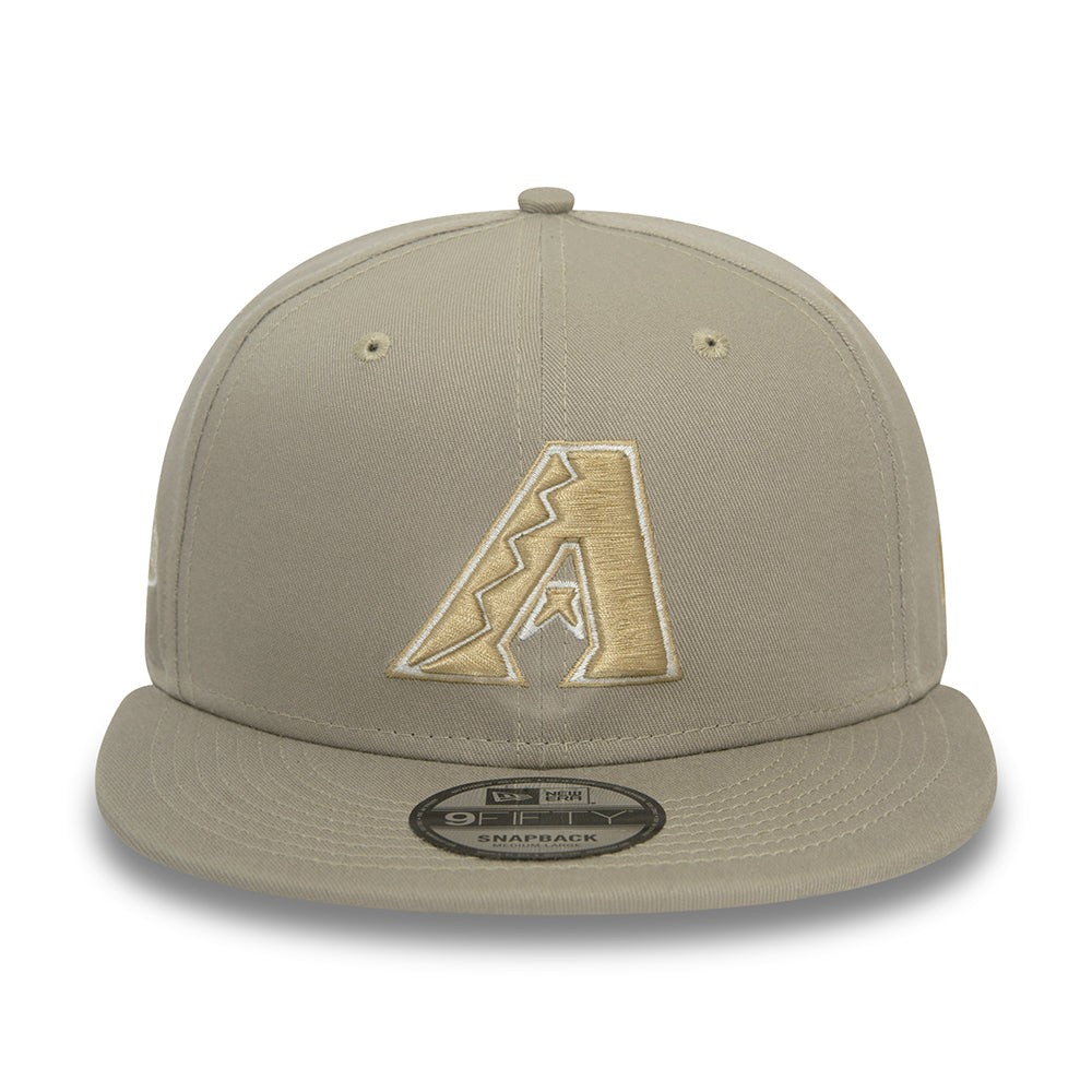 Gorra Snapback 9FIFTY Arizona Diamondbacks de New Era - Marrón Ceniza-Piedra