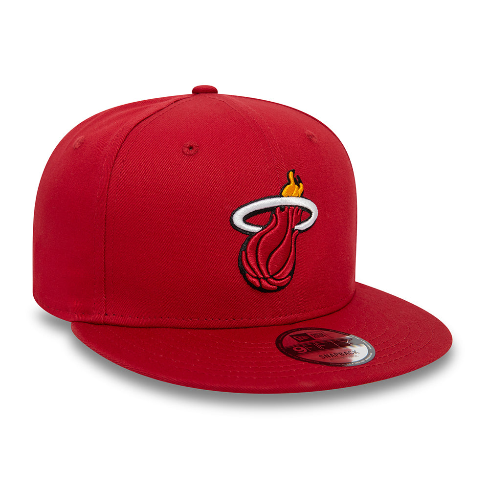 Gorra Snapback 9FIFTY Miami Heat de New Era - Rojo