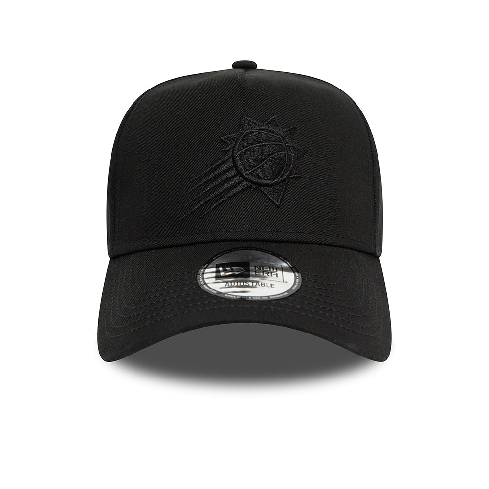 Gorra Snapback 9FORTY A-Frame NBA Tonal Phoenix Suns de New Era - Negro sobre Negro