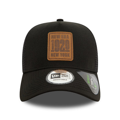 Gorra Trucker A-Frame de New Era - Negro