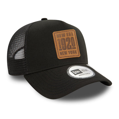 Gorra Trucker A-Frame de New Era - Negro