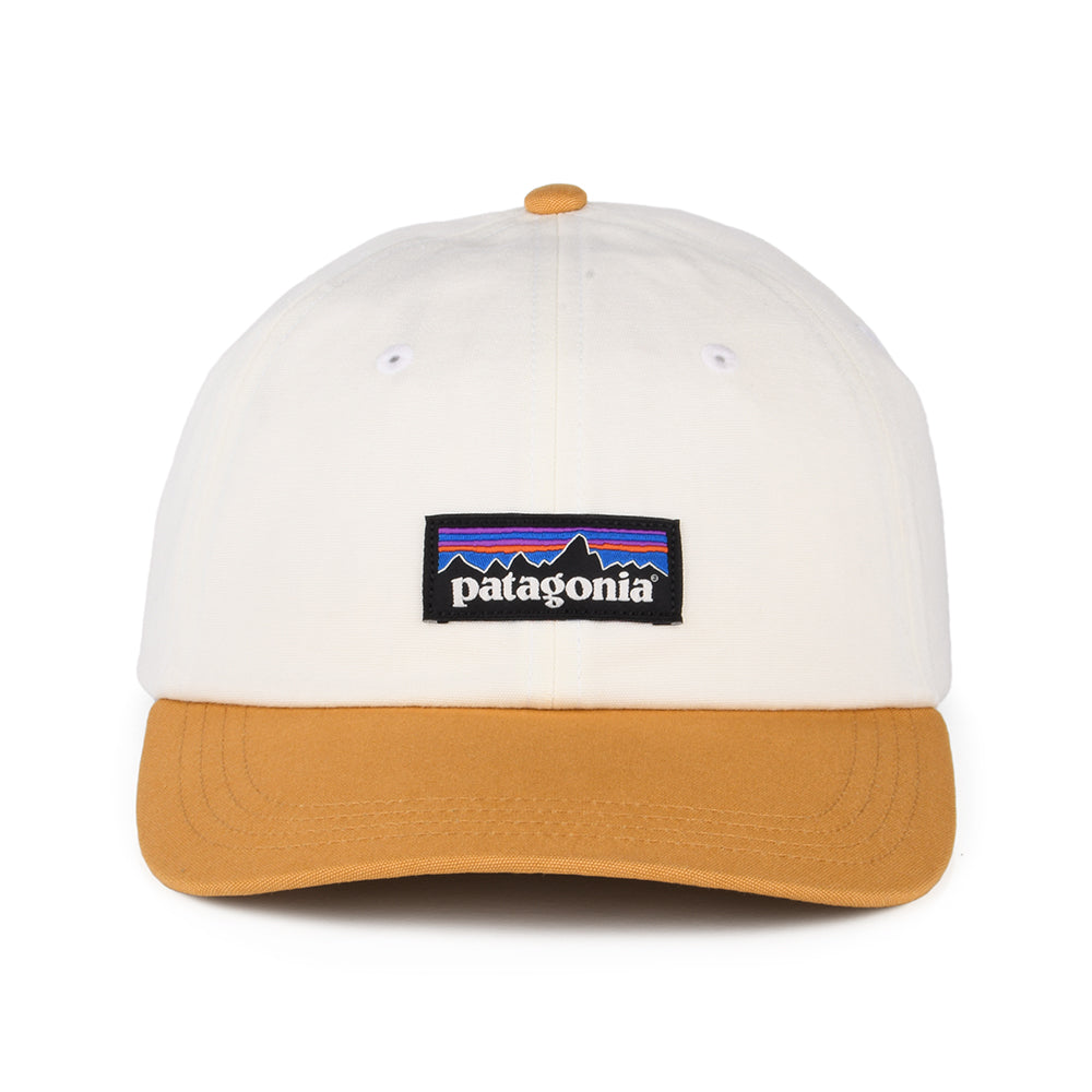 Gorra de béisbol P-6 Label de algodón orgánico de Patagonia - Crema-Mostaza